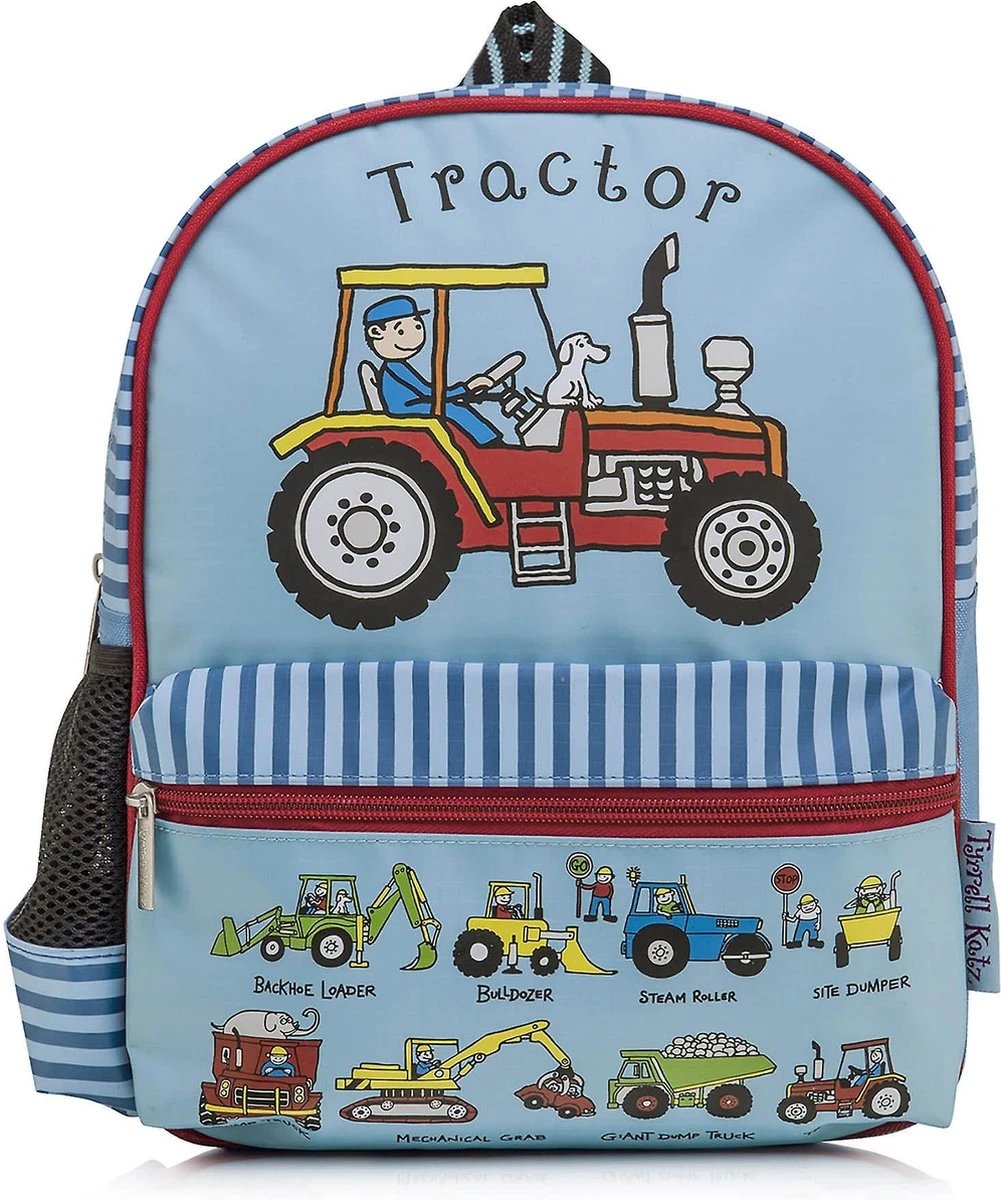 Tractor Werkvoertuigen Kleuter Kinder Rugzak Rugtas - Tyrrell Katz 3 Tractor Werkvoertuigen Kleuter Kinder Rugzak Rugtas - Tyrrell Katz