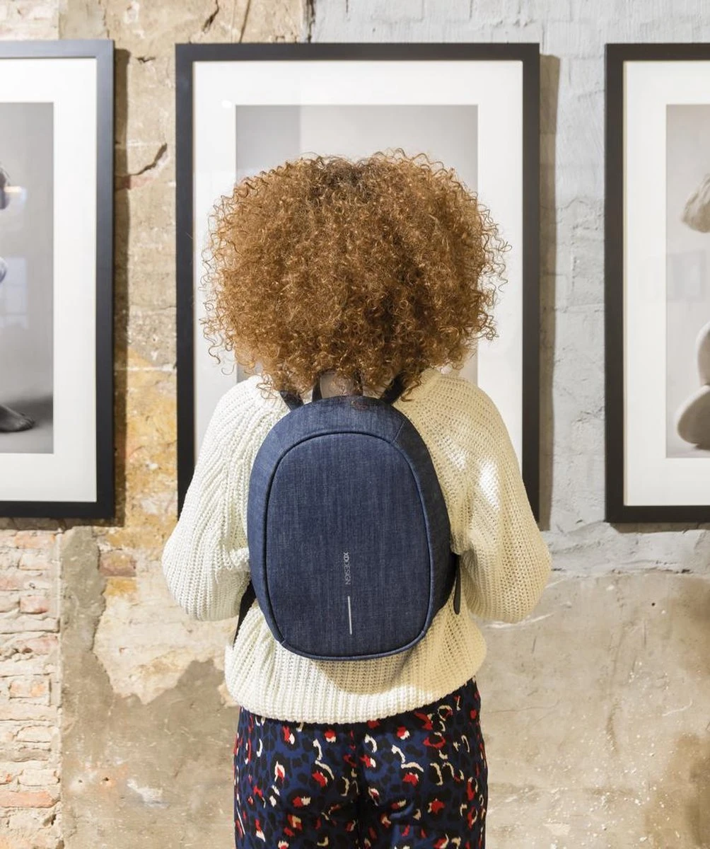 XD Design Elle Fashion Dames Anti-Diefstal Rugzak 6.5 Liter - Denim Blauw 21 XD Design Elle Fashion Dames Anti-Diefstal Rugzak 6.5 Liter - Denim Blauw - Afbeelding 19