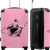 NoBoringSuitcases.com® Koffer Groot - Slak - Roze - Meisjes - Racen - Trolley Koffer Met TSA-slot - Met Wielen - 90 Liter - Reiskoffer - 66 Cm -Reis Opberg Artikelen 1007x1200 14