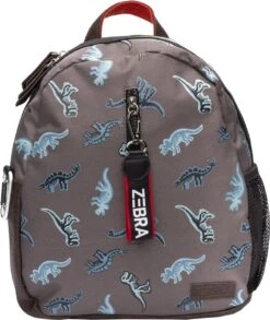 Zebra Rugzak Dino X-ray- Blauw Grijs