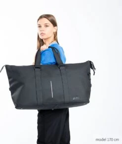 New Rebels® Mart Weekender - Weekendtas - Reistas - Waterafstotend - Polyurethaan- Burgundy -Reis Opberg Artikelen 1015x1200 4