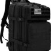 Merkloos Leger Rugzak - 45L - Camouflage - Militaire Tactische Tassen Voor Heren - Voor De Jacht - Voor Trekking - Rugzak - Waterdicht - Bug Out Bag - Airsoft - Zwart -Reis Opberg Artikelen 1020x1200 7