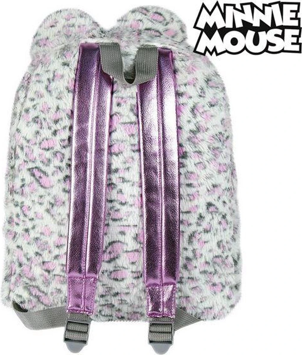 Rugzak Minnie Mouse - Pluche Wit Roze Kindertas Voor School - Schooltas, Disney Schooltas 5 Rugzak Minnie Mouse - Pluche Wit Roze Kindertas Voor School - Schooltas, Disney Schooltas - Afbeelding 3