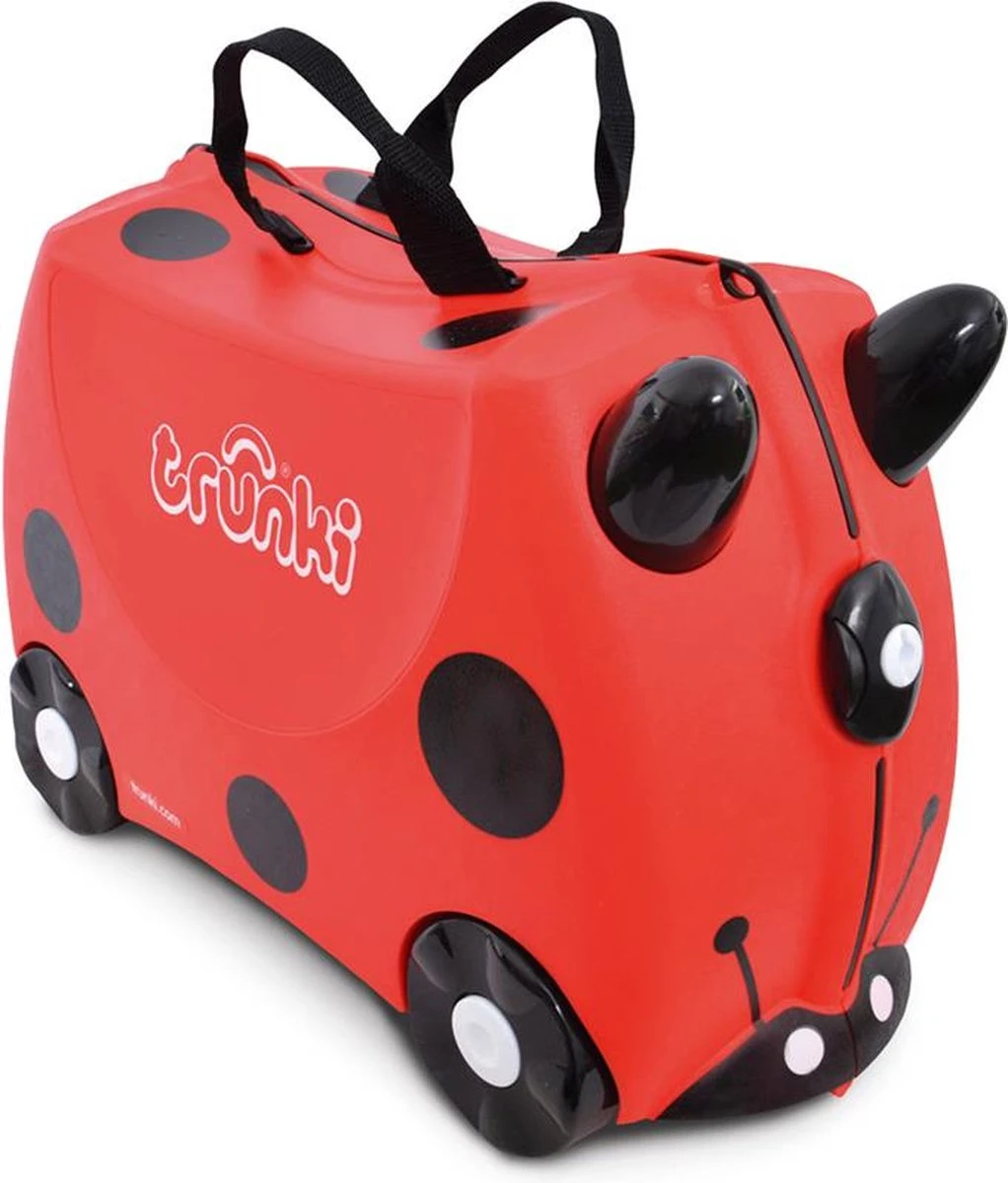 Trunki Ride-On Handbagage Koffer 46 Cm - Lieverheersbeestje Harley 3 Trunki Ride-On Handbagage Koffer 46 Cm - Lieverheersbeestje Harley