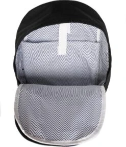 YLX Classic Rugzak. Zwart. Recycled Rpet Materiaal. Gerecyclede Plastic Flessen. Eco Friendly. 15" Laptop Sleeve. Backpack - Schooltas - Mannen - Vrouwen - Middelbare Scholieren - Tieners - Jongens - Meiden - Meisjes -Reis Opberg Artikelen 1022x1200 2