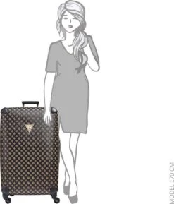 Guess Wilder Travel Dameskoffer - Bruin -Reis Opberg Artikelen 1027x1200 2