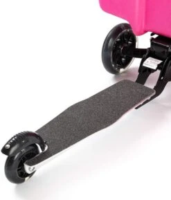 Handbagage Kinderen | Tas Meisje | Roze Uil | Koffer Handbagage | Kinder Koffer Meisjes | Step Meisje | Trolley Kinderen - 50 Kilo - 5 Tot 9 Jaar | Bouncy Box 40x20x25 Cm Incl. Nekkussen Vliegtuig -Reis Opberg Artikelen 1027x1200