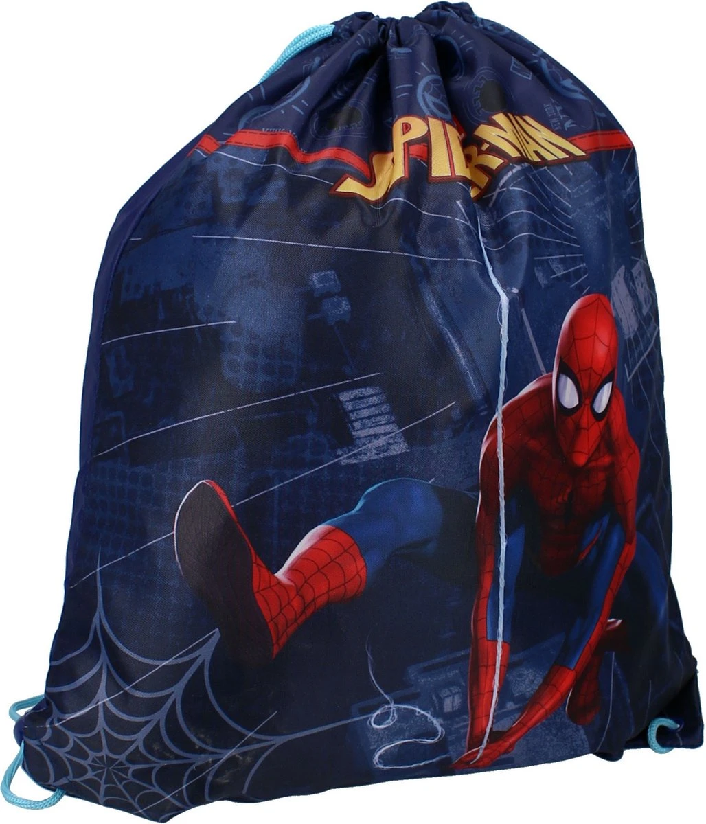 Marvel Gymtas Spider-man Bring It On 1,6 Liter Donkerblauw 4 Marvel Gymtas Spider-man Bring It On 1,6 Liter Donkerblauw - Afbeelding 2