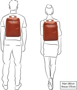 Castelijn & Beerens - Firenze Laptoprugzak 15,6 + Tablet RFID | Mocca - -Reis Opberg Artikelen 1030x1200 4