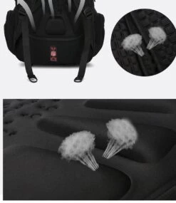 ASA-STAR Rugzak Met 2 USB Charging Anti-theft Laptopvak -Anti-Diefstal- Met Slot (zwart) - Inclusief 2 USB Oplaadstation- Backpack - School - Luxe Laptop Rugtas - Travel- Reistassen - Rugzak Slim Fit School/college Tas Jongens/meisjes -heren- Dames -Reis Opberg Artikelen 1039x1200 5