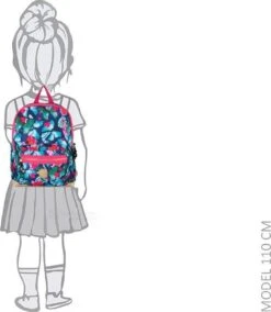 Pick & Pack Prachtige Vlinder - Rugzak - Donkerblauw - Maat M -Reis Opberg Artikelen 1042x1200 12