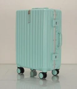 TOP AA Reis Kofferset - Trolleyset 3-delig Met TSA Slot Aluminum Frame, Kleine Cabine En Groot, ABS Luggage, (20+24+28 Inches 3 Pc Set), Roze/pink -Reis Opberg Artikelen 1042x1200 3