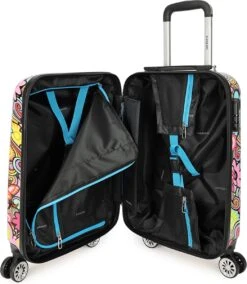 Decent Forenza Handbagage Koffer - 55 Cm - Flowers -Reis Opberg Artikelen 1043x1200