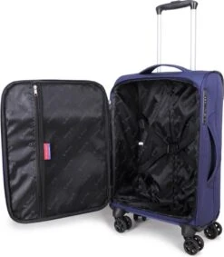 Decent D-Upright Handbagage Koffer - 55 Cm - TSA Slot - Donkerblauw 25 Decent D-Upright Handbagage Koffer - 55 Cm - TSA Slot - Donkerblauw -Reis Opberg Artikelen 1046x1200 1