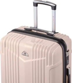 Tesla PC - Reiskoffer - 65 Cm - 4 Wielen - Roze -Reis Opberg Artikelen 1047x1200