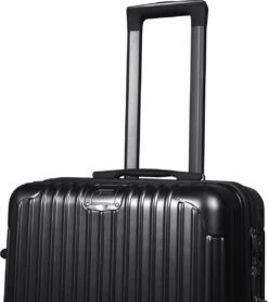 Royal Swiss - Kofferset - Cijferslot- Lichtgewicht Koffer - 4 Wielen- Zwart -Reis Opberg Artikelen 1065x1200 4