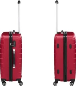 Tectake - Kofferset Trolleyset Reisset - 3-dlg Hardshell Wijnrood - 402670 15 Tectake - Kofferset Trolleyset Reisset - 3-dlg Hardshell Wijnrood - 402670 -Reis Opberg Artikelen 1067x1200 2