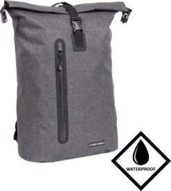 New Rebels® Vepo - Rugtas - Grijs/Rood - Waterbestendig - 15.6151413121087 - 33x15x65cm - Rugzak / Backpack -Reis Opberg Artikelen 1073x1200 10