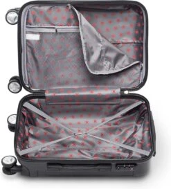 Swiss Alps - Handbagage Koffer - 55x35x22 Cm - 4 Wielen - Zwart -Reis Opberg Artikelen 1086x1200 1