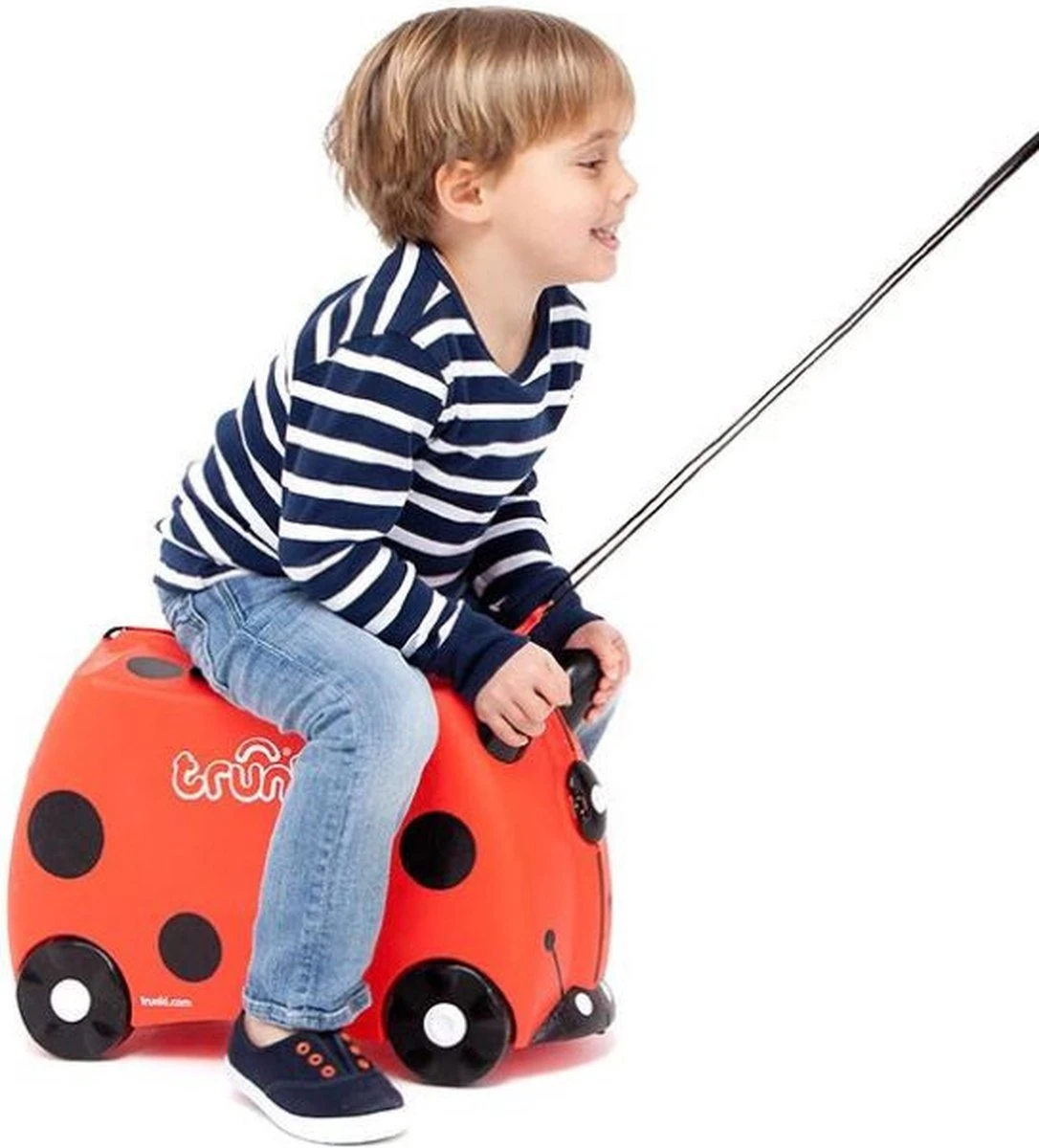 Trunki Ride-On Handbagage Koffer 46 Cm - Lieverheersbeestje Harley 13 Trunki Ride-On Handbagage Koffer 46 Cm - Lieverheersbeestje Harley - Afbeelding 11