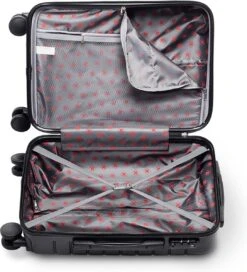 Swiss Alpine 2.0 - Handbagage Koffer - 55x35x20 Cm - 4 Wielen - Zwart -Reis Opberg Artikelen 1089x1200