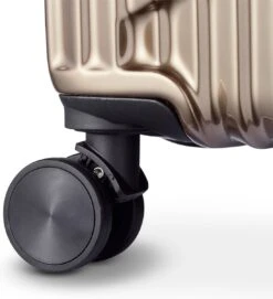 Tesla PC - Reiskoffer - 75 Cm - 4 Wielen - Goud 15 Tesla PC - Reiskoffer - 75 Cm - 4 Wielen - Goud -Reis Opberg Artikelen 1095x1200 4