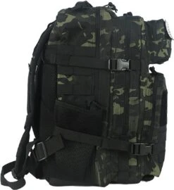 Backpack | Waterdicht | Rugzak | Rugtas | Dagrugzak | Wandelen | Hike Rugzak | Schooltas | 45 Liter | Black Camo -Reis Opberg Artikelen 1096x1200 9