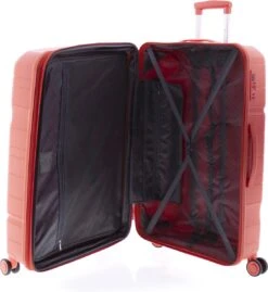 Gladiator Boxing Middelgrote Koffer Expandable 67 Cm 70/80 Liter TSA Slot - Koraalrood -Reis Opberg Artikelen 1101x1200