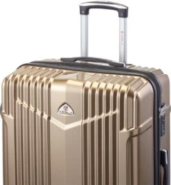 Tesla PC - Reiskoffer - 75 Cm - 4 Wielen - Goud 12 Tesla PC - Reiskoffer - 75 Cm - 4 Wielen - Goud -Reis Opberg Artikelen 1111x1200 2