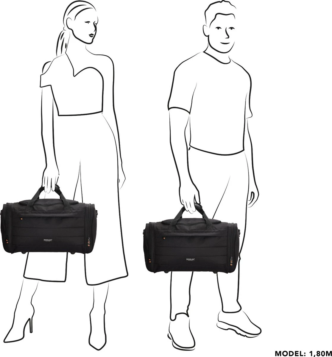 Beagles Originals Travel Originals Reistas 55 Cm - 42 Liter - Fuchsia 7 Beagles Originals Travel Originals Reistas 55 Cm - 42 Liter - Fuchsia - Afbeelding 5