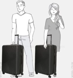 Enrico Benetti Koffer / Trolley / Reiskoffer - 75 X 46 X 25 Cm - 93 Liter - ABS - Maat L - Louisville - Zwart -Reis Opberg Artikelen 1122x1200 3