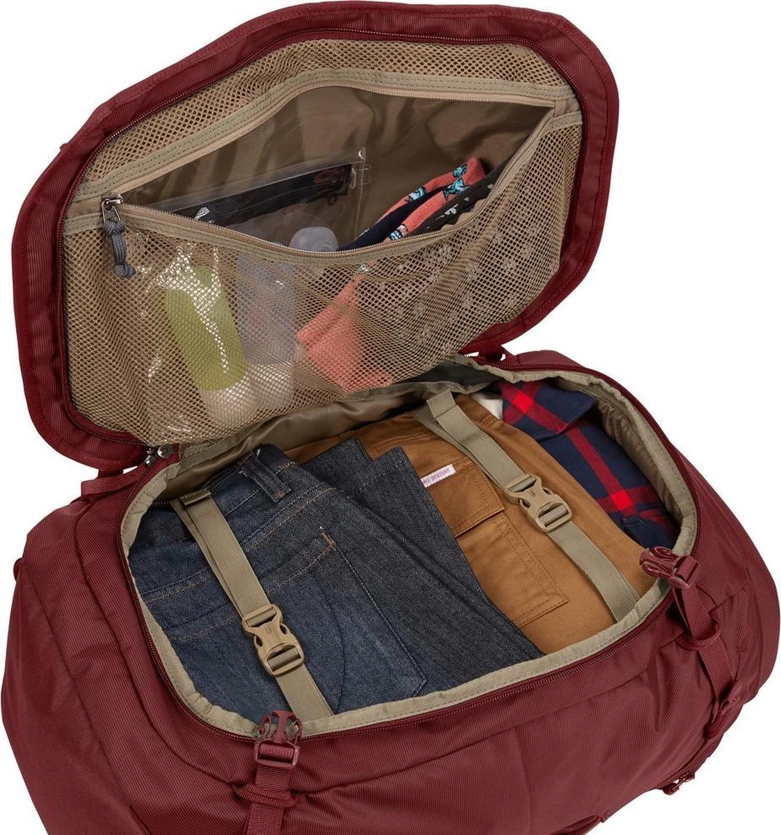 Thule Landmark Backpack 60L - Laptop Rugzak 15 Inch - Dark Bordeaux 17 Thule Landmark Backpack 60L - Laptop Rugzak 15 Inch - Dark Bordeaux - Afbeelding 15