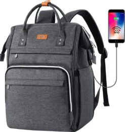 Rugzak Voor Dames Met RFID-tas, Laptoprugzak Voor 15,6-inch Laptop, Waterdicht En Anti-diefstal, Dagrugzak Voor Reizen, Zaken, Werk, Schoolrugzak Voor Tienermeisjes (donkergrijs) -Reis Opberg Artikelen 1131x1200 1