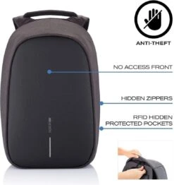 XD Design Bobby Hero XL - Anti-Diefstal Rugzak 21.5 Liter - Zwart -Reis Opberg Artikelen 1131x1200 2