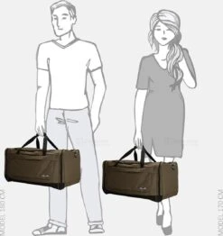 Enrico Benetti Orlando 35302 L Reistas / Sporttas 76 Liter - Olijf Groen -Reis Opberg Artikelen 1131x1200 4