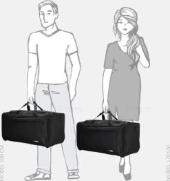 Enrico Benetti Amsterdam 35320 Reistas/sporttas L - Zwart -Reis Opberg Artikelen 1132x1200 7