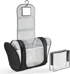 Grote Toilettas Met Spiegel, Haak + Binnenvakken + Zijvakken, Waterbestendig, Trip Vakantie Handbagage Mannen Vrouwen | Travel Organizer Kit 12 Grote Toilettas Met Spiegel, Haak + Binnenvakken + Zijvakken, Waterbestendig, Trip Vakantie Handbagage Mannen Vrouwen | Travel Organizer Kit -Reis Opberg Artikelen 1135x1200 5