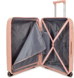 Decent EXPLORER PP Handbagage Trolley 55 Cm - 38 Liter - Pink -Reis Opberg Artikelen 1139x1200