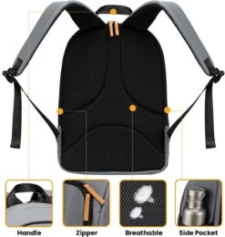 Tarion Rugzakje Voor Fotografen; Met Speciale Opbergruimte Voor Een Spiegelreflexcamera; Waterdicht, Licht En Compact; Incl. Vak Voor 15 Inch Laptop En Een Regenhoes; Grijs 10 Tarion Rugzakje Voor Fotografen; Met Speciale Opbergruimte Voor Een Spiegelreflexcamera; Waterdicht, Licht En Compact; Incl. Vak Voor 15 Inch Laptop En Een Regenhoes; Grijs -Reis Opberg Artikelen 1141x1200 2