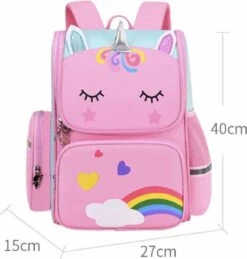 Pop It Tasje + Schooltas Meisje - Fidget Toys - Kinderrugzak - Rugtas Meisje - Roze - 40 X 27 X 15 Cm -Reis Opberg Artikelen 1144x1200 4