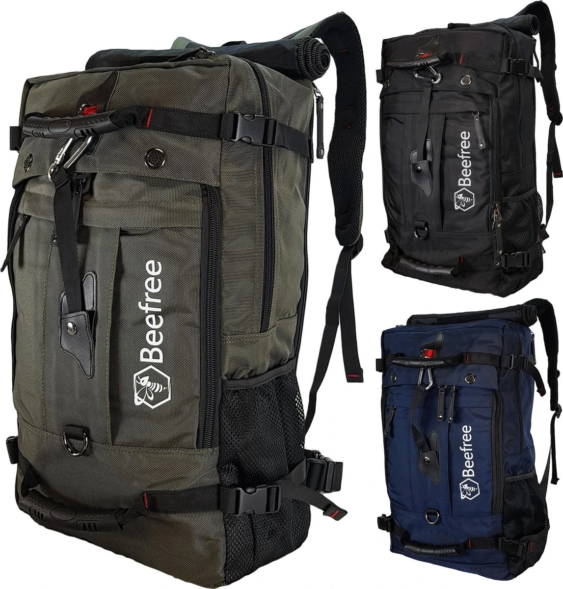 Beefree Anti Diefstal Rugzak| Handbagage Koffer | Handbagage Backpack | Reistas | Rugtas | Werktas | Laptoptas | Schooltas | Schoudertas | Groen 3 Beefree Anti Diefstal Rugzak| Handbagage Koffer | Handbagage Backpack | Reistas | Rugtas | Werktas | Laptoptas | Schooltas | Schoudertas | Groen