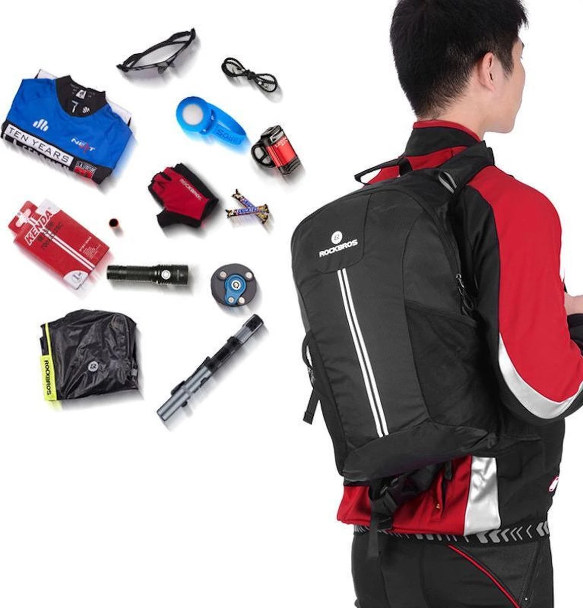 Merkloos Decopatent® Rugzak Outdoor - 20L - Regenbestendige Rugzak - Hydratatie Rugzak - Outdoor Sport - Buitensport - Watersport - Vissen 5 Merkloos Decopatent® Rugzak Outdoor - 20L - Regenbestendige Rugzak - Hydratatie Rugzak - Outdoor Sport - Buitensport - Watersport - Vissen - Afbeelding 3