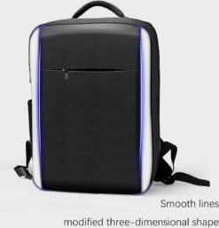 DrPhone CB1 Rugzak Geschikt Voor PS5 Console - Spelcomputer Tas – Waterdichte Rugzak – Beschermingstas – Draagtas – Koffer - Zwart -Reis Opberg Artikelen 1153x1200 13