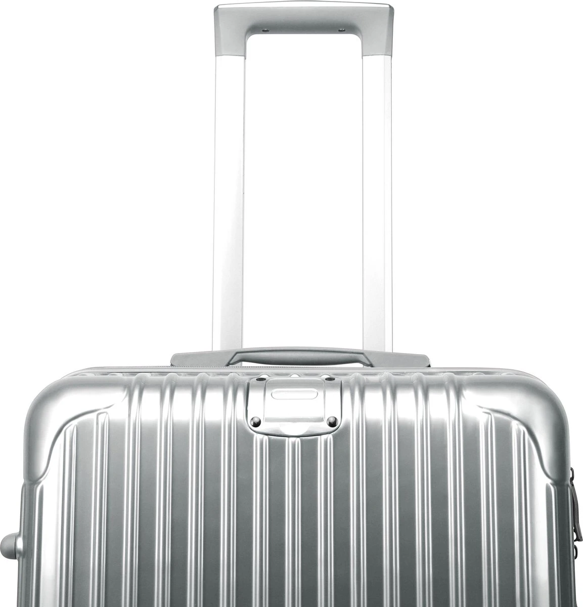 Royal Swiss - Reis Koffer - 66cm - Cijferslot- Lichtgewicht Koffer - 4 Wielen- Zilver 8 Royal Swiss - Reis Koffer - 66cm - Cijferslot- Lichtgewicht Koffer - 4 Wielen- Zilver - Afbeelding 6