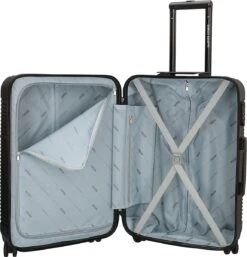 Enrico Benetti Koffer / Trolley / Reiskoffer - 65 X 41 X 25 Cm - 66 Liter - ABS - Maat M - Louisville - Zwart -Reis Opberg Artikelen 1154x1200 3