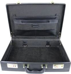 Attachékoffer Zwart - Kunstleer - Documentenkoffer - Attache Koffer Cijferslot - Laptopkoffer - Kantoor Koffer -Reis Opberg Artikelen 1156x1200 3