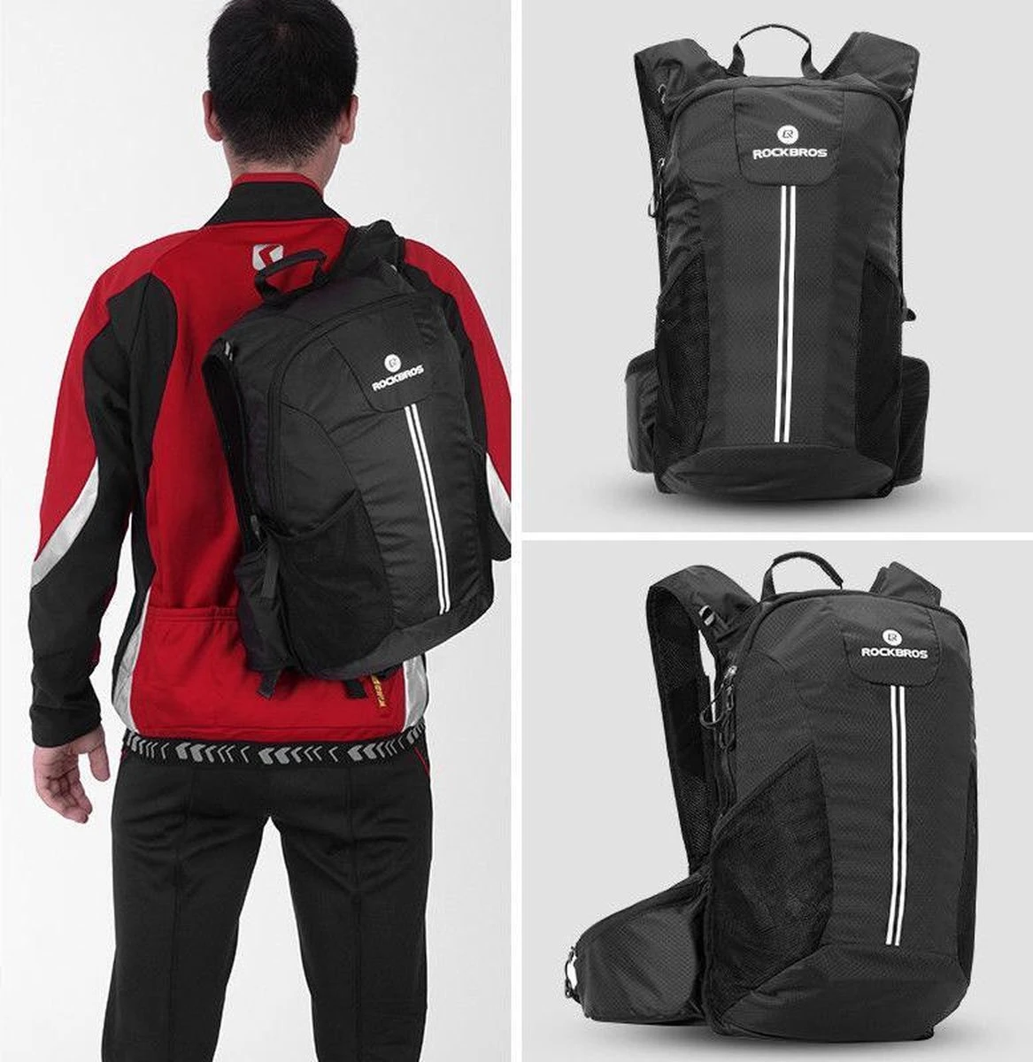 Merkloos Decopatent® Rugzak Outdoor - 20L - Regenbestendige Rugzak - Hydratatie Rugzak - Outdoor Sport - Buitensport - Watersport - Vissen 11 Merkloos Decopatent® Rugzak Outdoor - 20L - Regenbestendige Rugzak - Hydratatie Rugzak - Outdoor Sport - Buitensport - Watersport - Vissen - Afbeelding 9