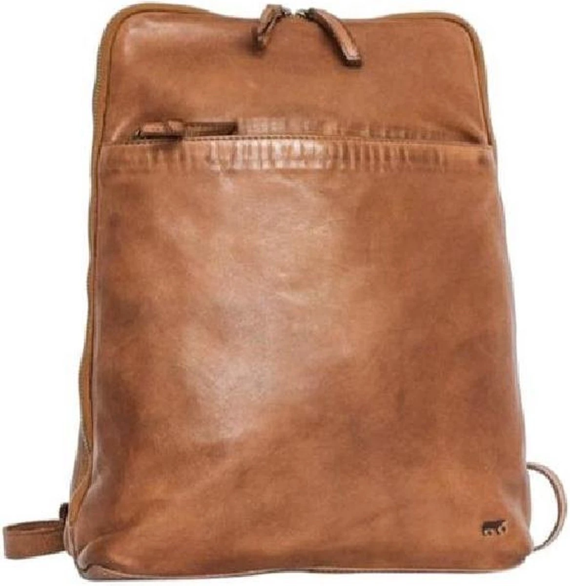 Bear Design Cow Lavato - Leren Rugtas - Cognac 10 Bear Design Cow Lavato - Leren Rugtas - Cognac - Afbeelding 8