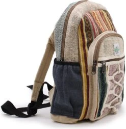 Kleine Hennep Rugzak - Rugtas - Touw- En Zakkenstijl - 30x22x7cm -Reis Opberg Artikelen 1170x1200 9
