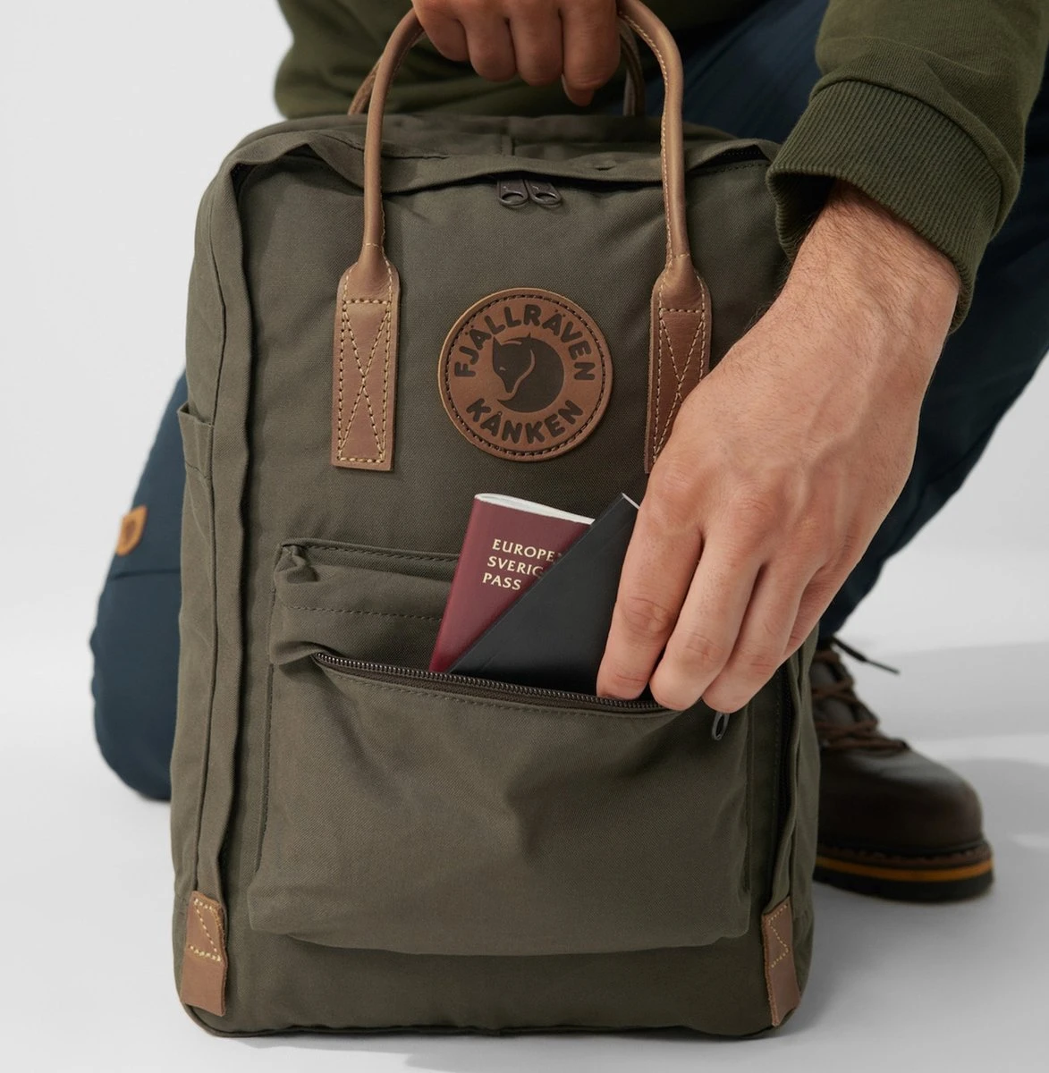 Fjallraven Fjällräven Kånken No. 2 Laptop 15" Unisex Rugzak - Dusk 4 Fjallraven Fjällräven Kånken No. 2 Laptop 15" Unisex Rugzak - Dusk - Afbeelding 2